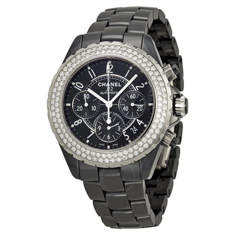 chanel ladies black watch|where to buy chanel watch.